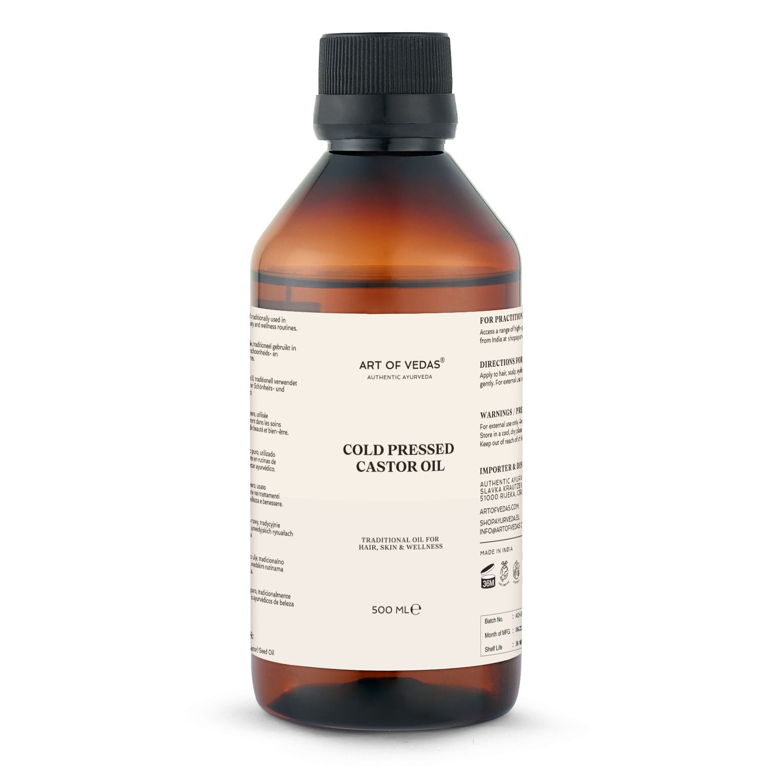 Olio di Ricino Biologico 500ML
