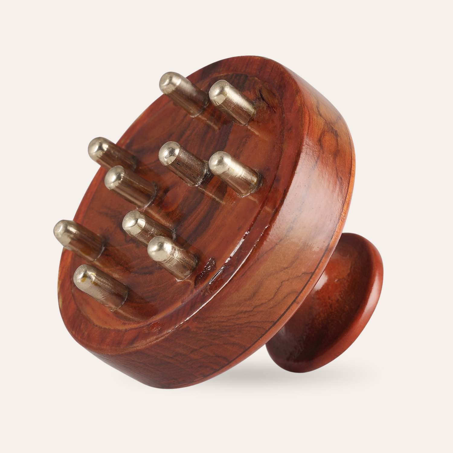 <tc>Kansa</tc> Strumento per massaggio ayurvedico del cuoio capelluto e del corpo